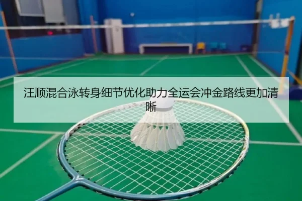 汪顺混合泳转身细节优化助力全运会冲金路线更加清晰